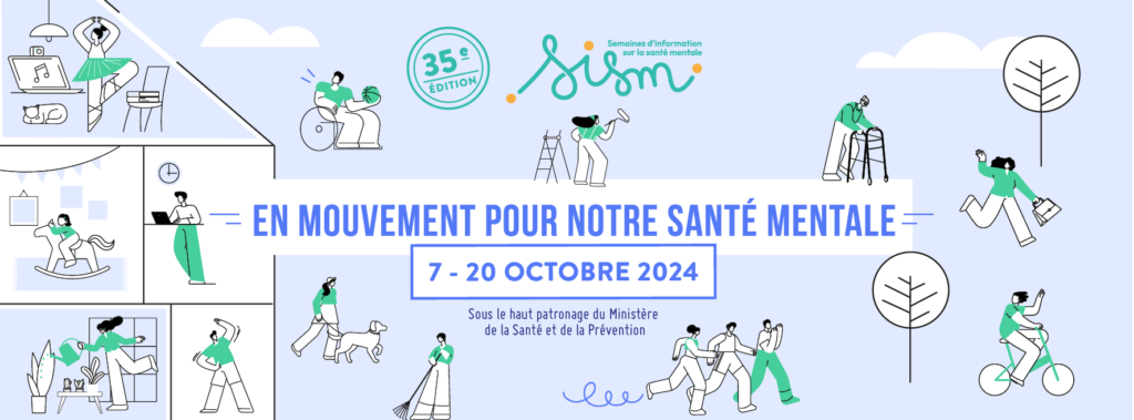 Affiche de la La 35ème édition des Semaines d’information sur la santé mentale (SISM)