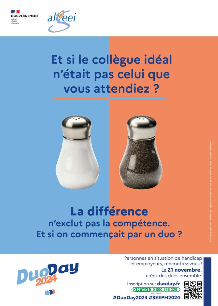 Affiche du DuoDay 2024