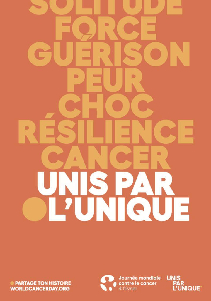 Affiche de la Journée mondiale contre le cancer 2025